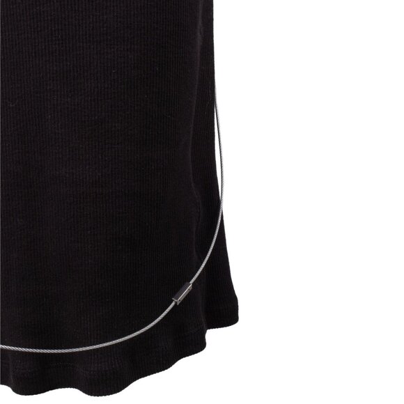 ALYX black  ribbed metal wired design dress - Picture 6 of 8